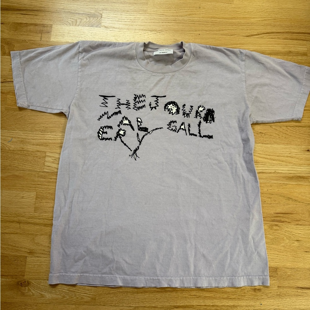 Everybody World The Journal Gallery Joe Bradley Purple collectible T Shirt Sz L